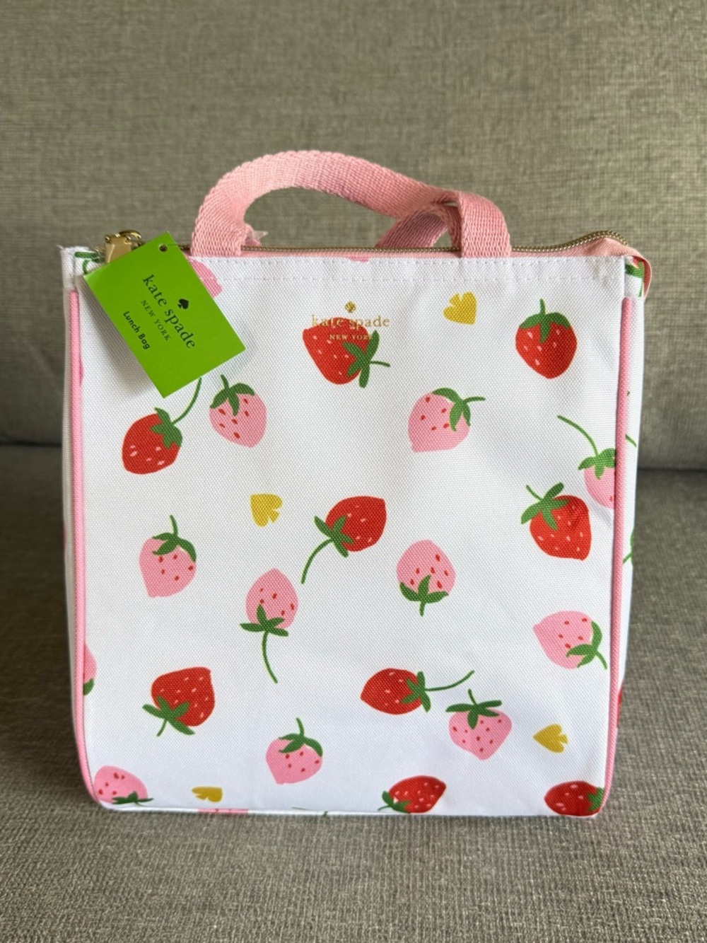 Kate Spade Lunch Tote - Strawberries 🍓 Insulate Lunch Bag NWT